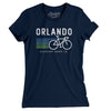 Orlando Cycling Women's T-Shirt-Midnight Navy-Allegiant Goods Co. Vintage Sports Apparel
