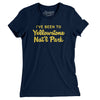 I've Been To Yellowstone National Park Women's T-Shirt-Midnight Navy-Allegiant Goods Co. Vintage Sports Apparel