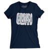 Colorado State Shape Text Women's T-Shirt-Midnight Navy-Allegiant Goods Co. Vintage Sports Apparel