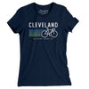 Cleveland Cycling Women's T-Shirt-Midnight Navy-Allegiant Goods Co. Vintage Sports Apparel
