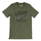 St Joseph Clay Eaters Men/Unisex T-Shirt-Military Green-Allegiant Goods Co. Vintage Sports Apparel