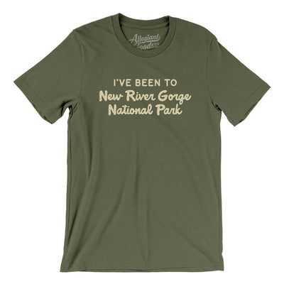 I've Been To New River Gorge National Park Men/Unisex T-Shirt-Military Green-Allegiant Goods Co. Vintage Sports Apparel