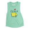 Iowa Golf Women's Flowey Scoopneck Muscle Tank-Mint-Allegiant Goods Co. Vintage Sports Apparel