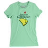 South Carolina Golf Women's T-Shirt-Mint-Allegiant Goods Co. Vintage Sports Apparel