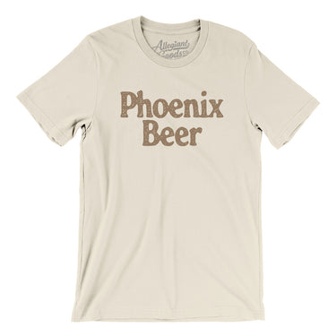 Phoenix Beer Men/Unisex T-Shirt-Natural-Allegiant Goods Co. Vintage Sports Apparel