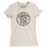 Vermont State Quarter Women's T-Shirt-Natural-Allegiant Goods Co. Vintage Sports Apparel