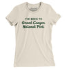 I've Been To Grand Canyon National Park Women's T-Shirt-Natural-Allegiant Goods Co. Vintage Sports Apparel