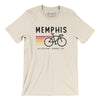 Memphis Cycling Men/Unisex T-Shirt-Natural-Allegiant Goods Co. Vintage Sports Apparel