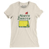 North Dakota Golf Women's T-Shirt-Natural-Allegiant Goods Co. Vintage Sports Apparel