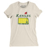 Kansas Golf Women's T-Shirt-Natural-Allegiant Goods Co. Vintage Sports Apparel