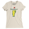 Vermont Golf Women's T-Shirt-Natural-Allegiant Goods Co. Vintage Sports Apparel