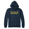 I've Been To San Diego Hoodie-Navy Blue-Allegiant Goods Co. Vintage Sports Apparel