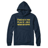 There's No Place Like Mississippi Hoodie-Navy Blue-Allegiant Goods Co. Vintage Sports Apparel