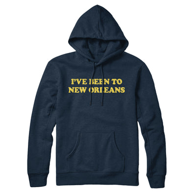 I've Been To New Orleans Hoodie-Navy Blue-Allegiant Goods Co. Vintage Sports Apparel