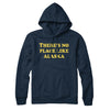 There's No Place Like Alaska Hoodie-Navy Blue-Allegiant Goods Co. Vintage Sports Apparel