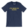 I've Been To Maine Men/Unisex T-Shirt-Navy-Allegiant Goods Co. Vintage Sports Apparel