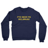 I've Been To Delaware Midweight French Terry Crewneck Sweatshirt-Navy-Allegiant Goods Co. Vintage Sports Apparel