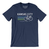 Kansas City Cycling Men/Unisex T-Shirt-Navy-Allegiant Goods Co. Vintage Sports Apparel