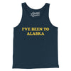 I've Been To Alaska Men/Unisex Tank Top-Navy-Allegiant Goods Co. Vintage Sports Apparel
