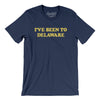 I've Been To Delaware Men/Unisex T-Shirt-Navy-Allegiant Goods Co. Vintage Sports Apparel