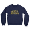 I've Been To Badlands National Park Midweight French Terry Crewneck Sweatshirt-Navy-Allegiant Goods Co. Vintage Sports Apparel