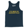 I've Been To Jacksonville Men/Unisex Tank Top-Navy-Allegiant Goods Co. Vintage Sports Apparel