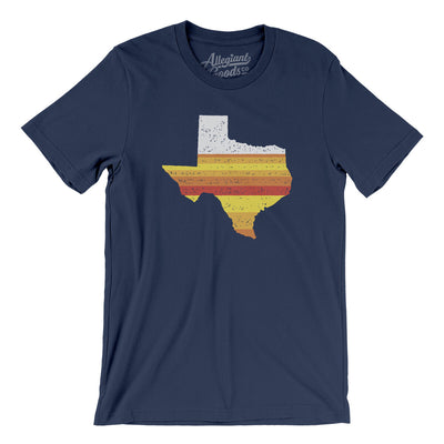 Houston Baseball Men/Unisex T-Shirt-Navy-Allegiant Goods Co. Vintage Sports Apparel