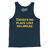 There's No Place Like Delaware Men/Unisex Tank Top-Navy-Allegiant Goods Co. Vintage Sports Apparel