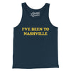 I've Been To Nashville Men/Unisex Tank Top-Navy-Allegiant Goods Co. Vintage Sports Apparel