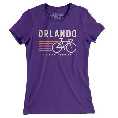 Orlando Cycling Women's T-Shirt-Purple Rush-Allegiant Goods Co. Vintage Sports Apparel