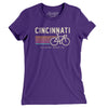 Cincinnati Cycling Women's T-Shirt-Purple Rush-Allegiant Goods Co. Vintage Sports Apparel