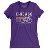 Chicago Cycling Women's T-Shirt-Purple Rush-Allegiant Goods Co. Vintage Sports Apparel