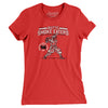 Butte Smoke Eaters Women's T-Shirt-Red-Allegiant Goods Co. Vintage Sports Apparel