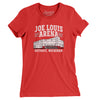 Joe Louis Arena Women's T-Shirt-Red-Allegiant Goods Co. Vintage Sports Apparel