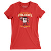 San Francisco Folgers Women's T-Shirt-Red-Allegiant Goods Co. Vintage Sports Apparel
