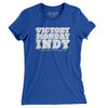 Victory Monday Indy Women's T-Shirt-Royal-Allegiant Goods Co. Vintage Sports Apparel