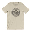 South Dakota State Quarter Men/Unisex T-Shirt-Soft Cream-Allegiant Goods Co. Vintage Sports Apparel