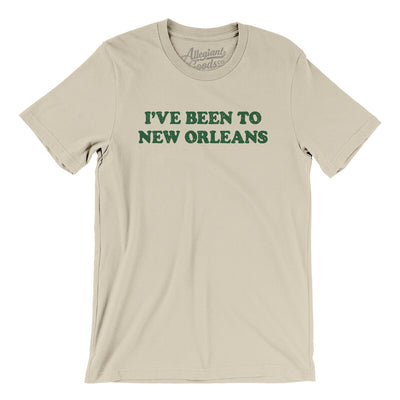 I've Been To New Orleans Men/Unisex T-Shirt-Soft Cream-Allegiant Goods Co. Vintage Sports Apparel