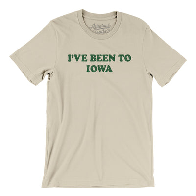 I've Been To Iowa Men/Unisex T-Shirt-Soft Cream-Allegiant Goods Co. Vintage Sports Apparel