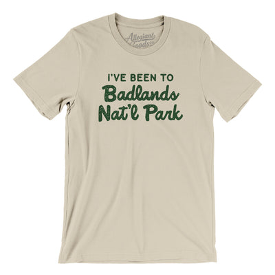 I've Been To Badlands National Park Men/Unisex T-Shirt-Soft Cream-Allegiant Goods Co. Vintage Sports Apparel