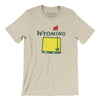 Wyoming Golf Men/Unisex T-Shirt-Soft Cream-Allegiant Goods Co. Vintage Sports Apparel
