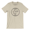 Wyoming State Quarter Men/Unisex T-Shirt-Soft Cream-Allegiant Goods Co. Vintage Sports Apparel