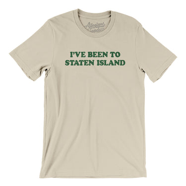 I've Been To Staten Island Men/Unisex T-Shirt-Soft Cream-Allegiant Goods Co. Vintage Sports Apparel
