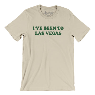 I've Been To Las Vegas Men/Unisex T-Shirt-Soft Cream-Allegiant Goods Co. Vintage Sports Apparel