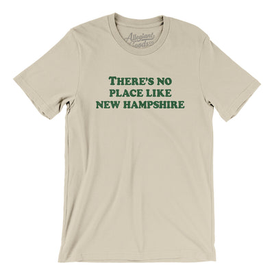 There's No Place Like New Hampshire Men/Unisex T-Shirt-Soft Cream-Allegiant Goods Co. Vintage Sports Apparel