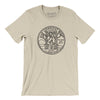 Vermont State Quarter Men/Unisex T-Shirt-Soft Cream-Allegiant Goods Co. Vintage Sports Apparel