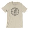 New Hampshire State Quarter Men/Unisex T-Shirt-Soft Cream-Allegiant Goods Co. Vintage Sports Apparel
