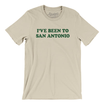 I've Been To San Antonio Men/Unisex T-Shirt-Soft Cream-Allegiant Goods Co. Vintage Sports Apparel