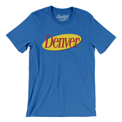 Denver Seinfeld Men/Unisex T-Shirt-True Royal-Allegiant Goods Co. Vintage Sports Apparel