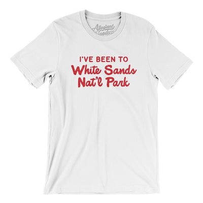 I've Been To White Sands National Park Men/Unisex T-Shirt-White-Allegiant Goods Co. Vintage Sports Apparel